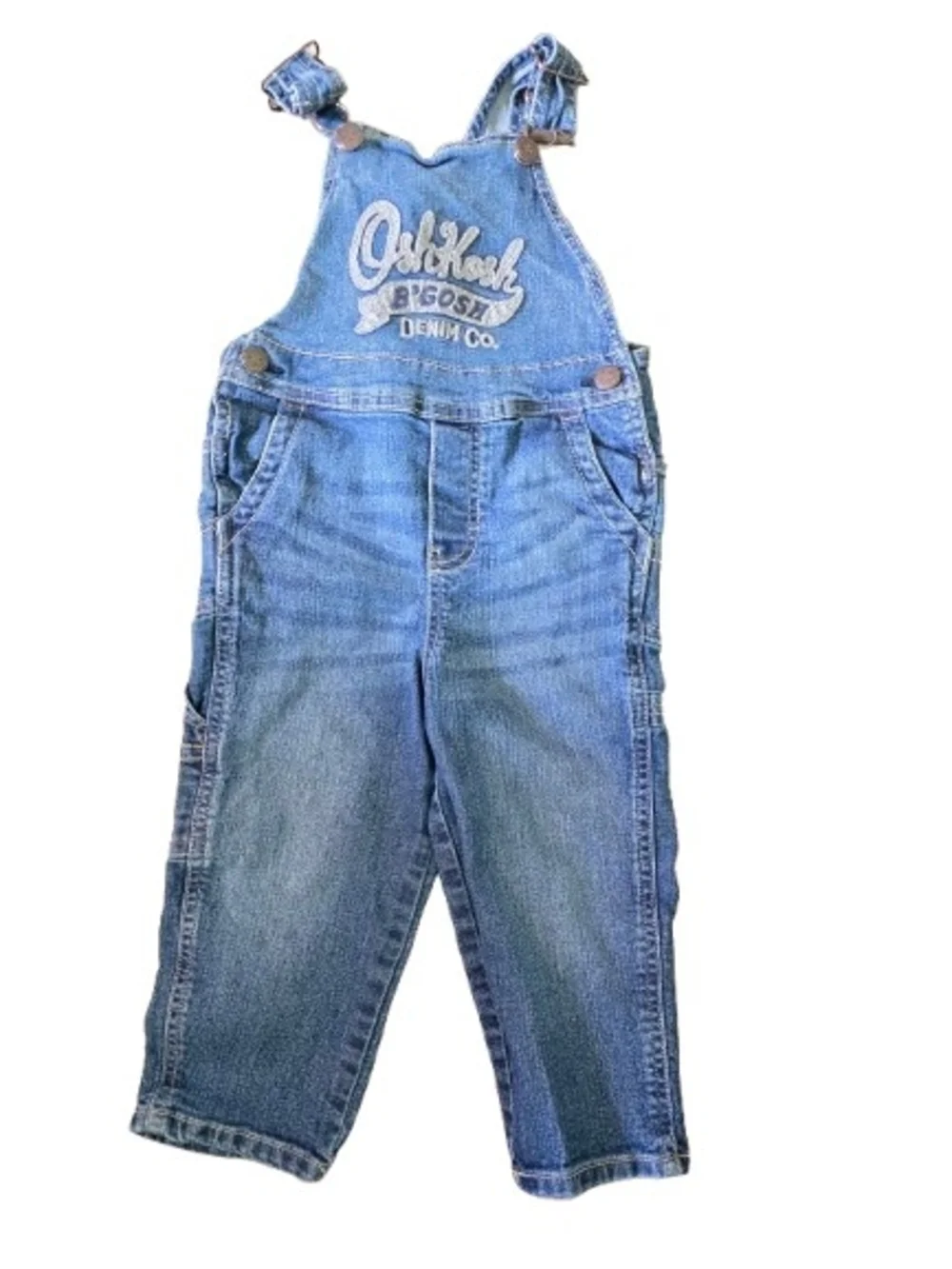 OshKosh B'gosh Light Blue Denim 2T Kids' Overalls